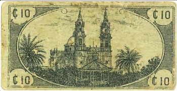 Comercio Zamora 10c 159258 reverse