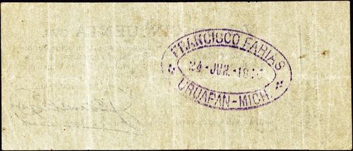La Guadalupe 50c reverse