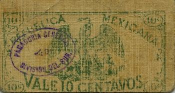 Sanchez 10c overprinted