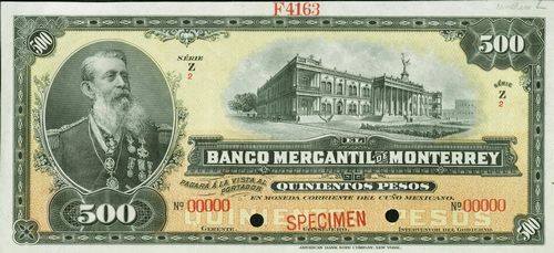 Mercantil de Monterrey 500 Z2 00000