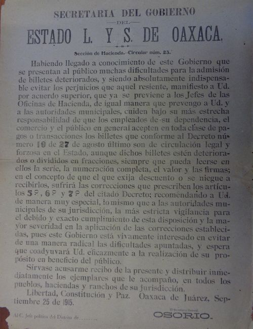19150925 Oaxaca