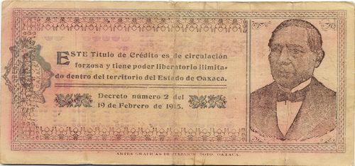 Oaxaca 10 X 49771 reverse