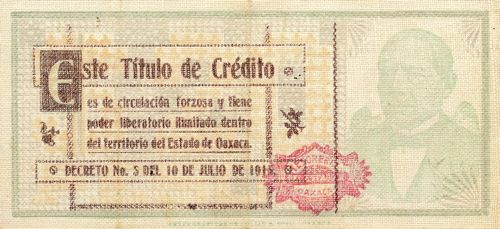 Oaxaca 20 D 1147677 reverse