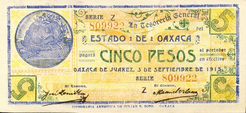 Oaxaca 5 Z 809922