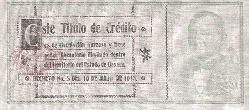 Oaxaca 20 Z 1597758 reverse