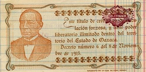 Oaxaca 50 LD 2905 reverse