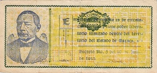 Oaxaca 5 P 1608358 reverse