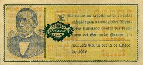 Oaxaca 5 U 1726396 reverse