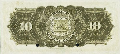 Oriental 10 0000 reverse