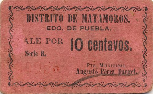 Matamoros 10c 2