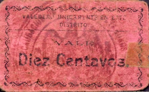 Matamoros 10c 2 reverse