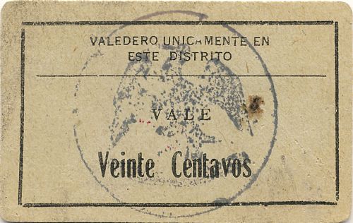 Matamoros 20c 4 reverse