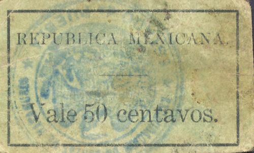 Matamoros 50c 3 reverse
