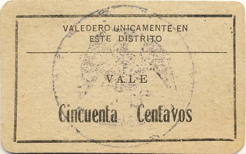 Matamoros 50c 4 reverse