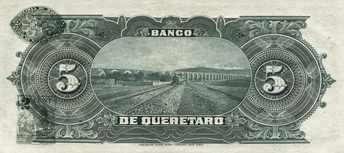 Queretaro 5 A 38732 reverse