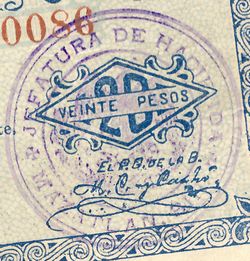 Brigada Jefatura stamp
