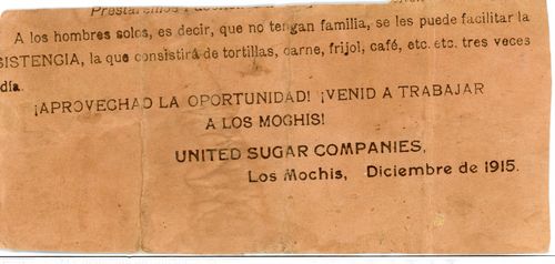 Brigada de Sinaloa 25c A 044771 reverse