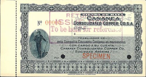 Cananea 50c no denom