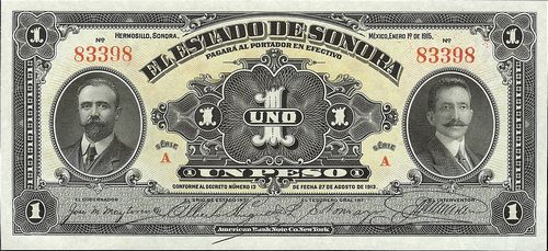 Estado de Sonora 1 A 83398