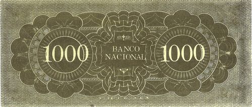 Movie Banco Nacional 1000 DM 147424 Reed S3a reverse