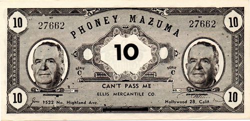 Phoney Mazuma 10 C 27662