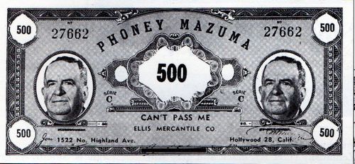Phoney Mazuma 500