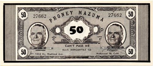 Phoney Mazuma 50 C 27662