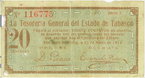 Tesorería General 20c 116775