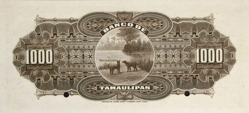 Tamaulipas 1000 A 00000 reverse