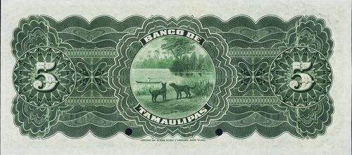 Tamaulipas 5 G 00000 reverse