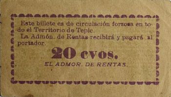 Gral Brigadier 20c reverse