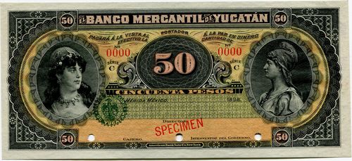 Mercantil de Yucatan 50 C 00000