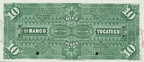 Yucateco 10 LA 00000 reverse
