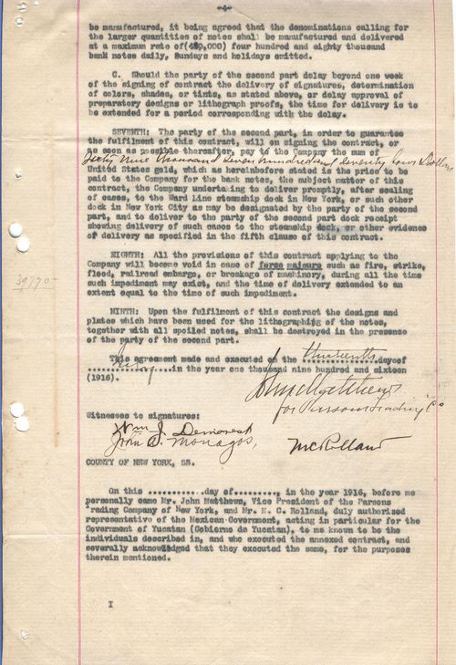 Parsons contract 1