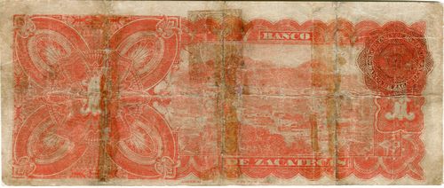 Zacatecas 1 A 99807 reverse