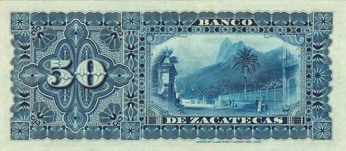 Zacatecas 50 9227 reverse