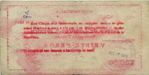 Deutsch on Londres 20 reverse