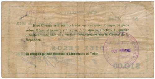 Deutsch on Londres 10 reverse