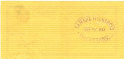 Banco Provincial Queretaro 50c reverse