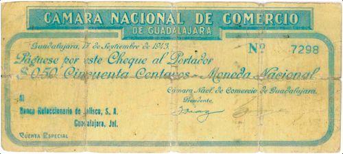 Banco Nacional Guadalajara 50c 28455