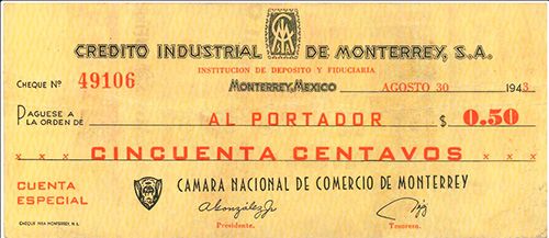 Credito Industrial Monterrey 50c