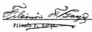 sig F F Garza